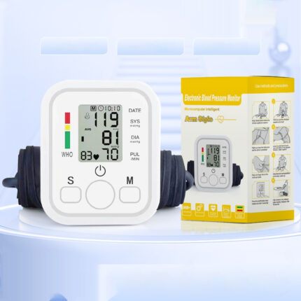 Sphygmomanomètre électronique portable pour personnes âgées avec détection dynamique du pouls au niveau du bras